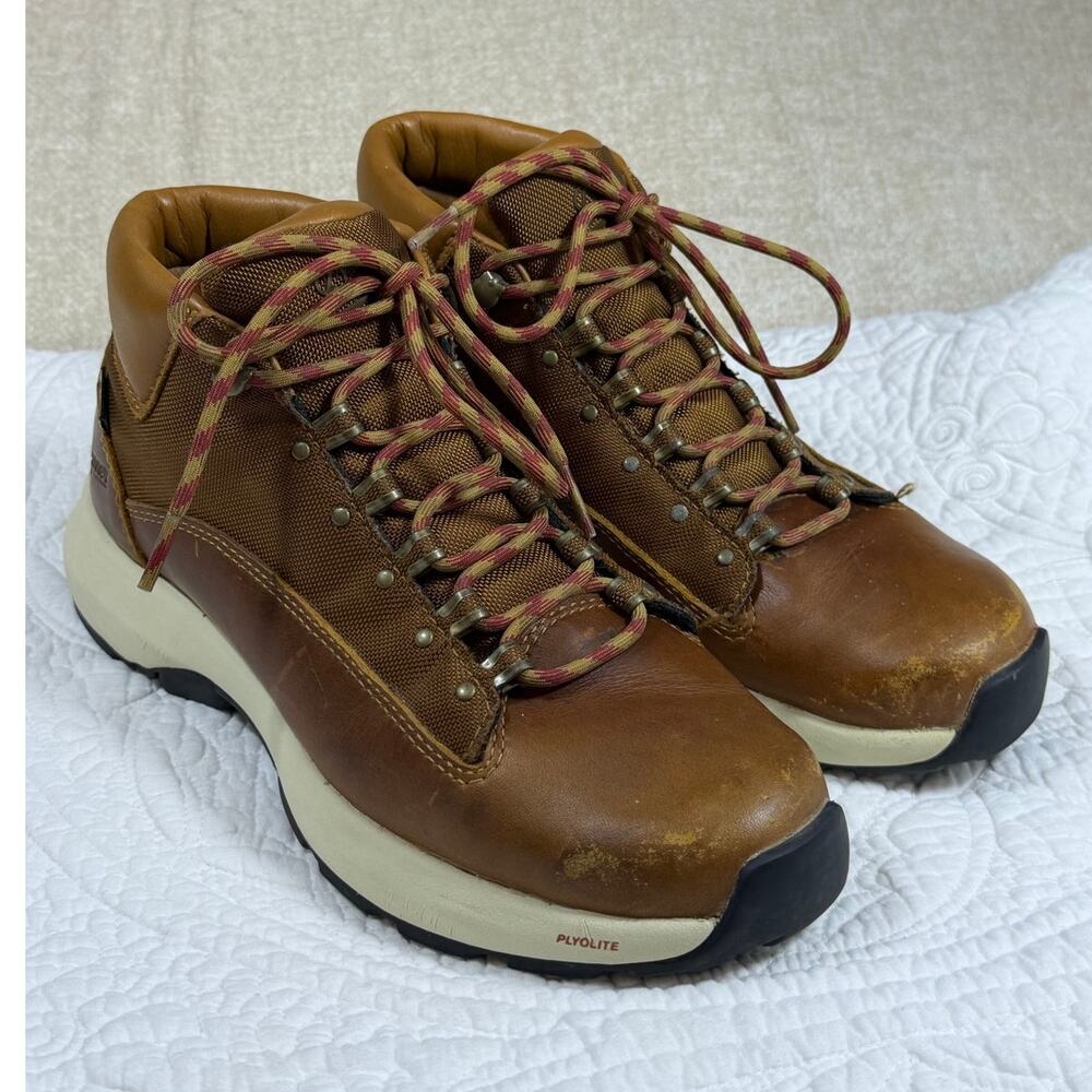 Danner Women's 8.5 Brown Caprine Evo Leather Lace Up Ankle Boots Hiking Casual